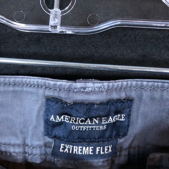 American Eagle Outfitters Mens Jeans Gray Denim Original Straight 33x32 - Picture 4 of 12